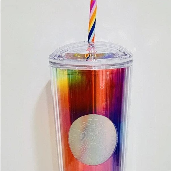 Starbucks Rainbow Pride Cold Cup Tumbler - Picture 4 of 4